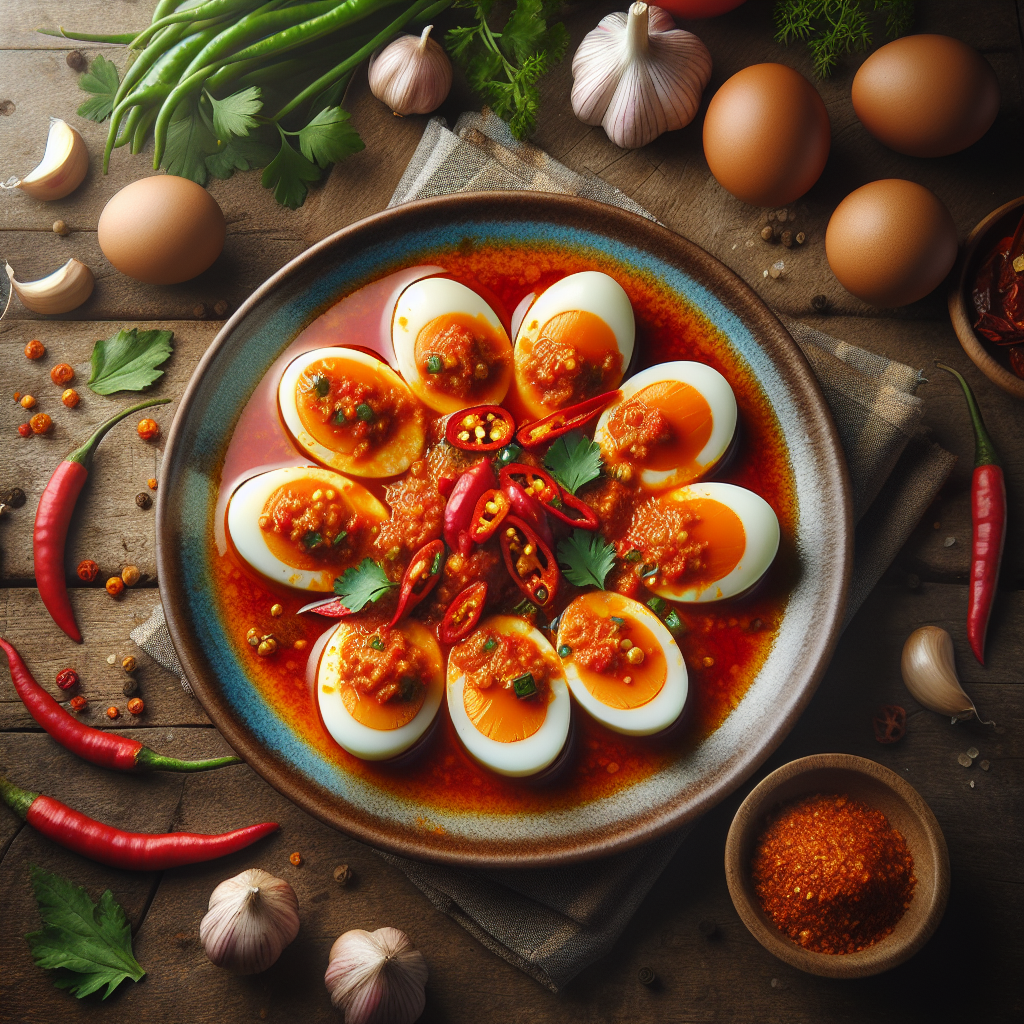 Resep Telur Balado Pedas Menggugah Selera